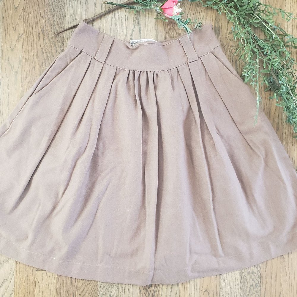 Modcloth - Pink Martini Wool Skirt